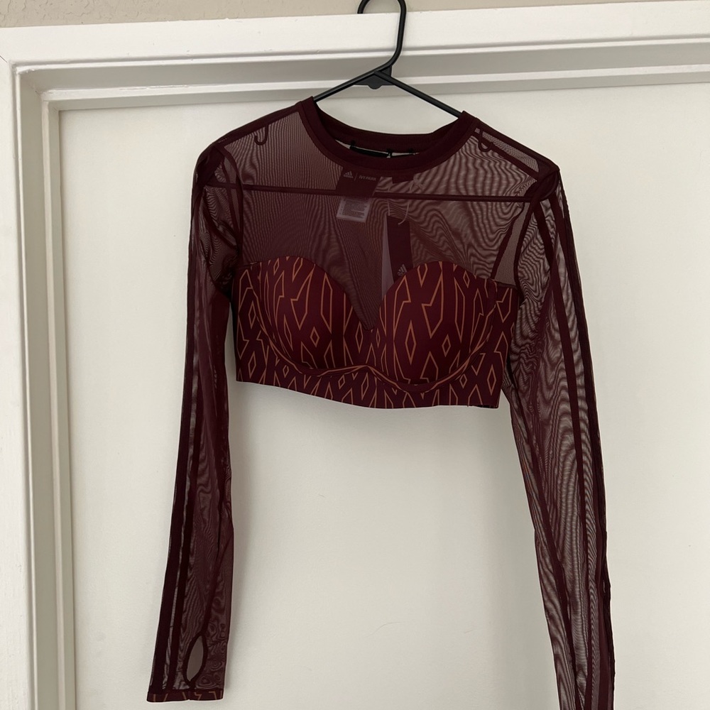 Adidas ivy park monogram crop top - Picture 2 of 6